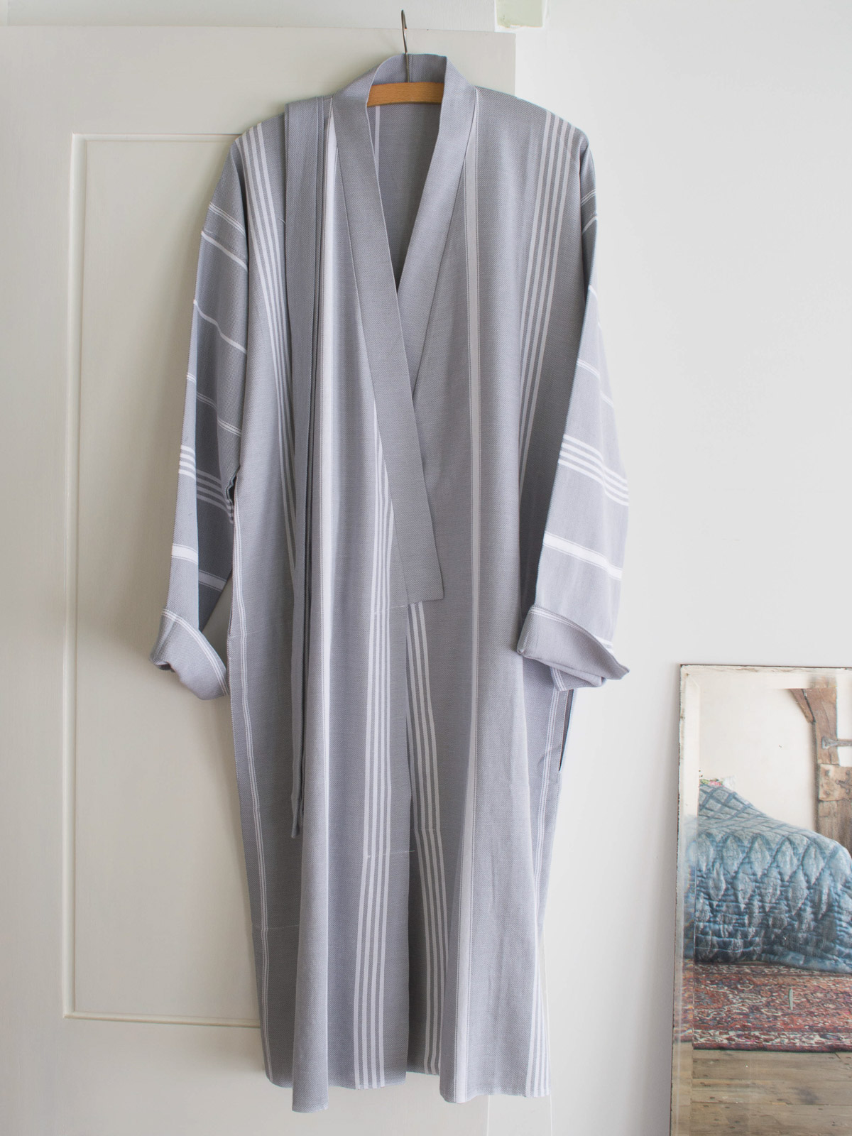 hammam bathrobe size M, grey